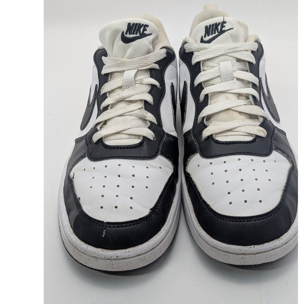 Nike Court Borough Low Recraft Big Kids Shoes Black White DV5456-131 7Y - Picture 2 of 11